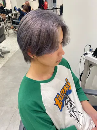 カラー メンズ しゅり🇰🇷 日韓MIXメンズヘアのヘアスタイル