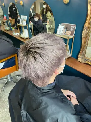 ショート カラー ヘアアレンジ ☂️カトウ ケイゴ☂️のヘアスタイル