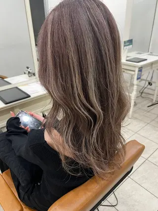 ロング カラー メンズカットグラデー ションカラー/ケイゴのヘアスタイル