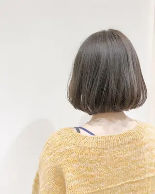 ショート カラー レイヤー×縮毛矯正 深見 拓のヘアスタイル