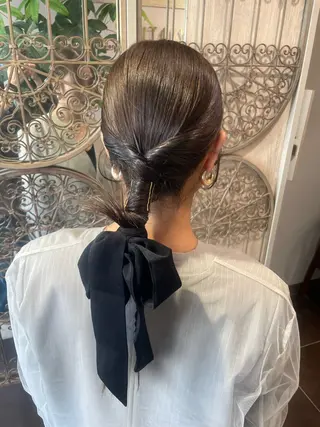 ヘアアレンジ ナカタ ユウナのヘアスタイル