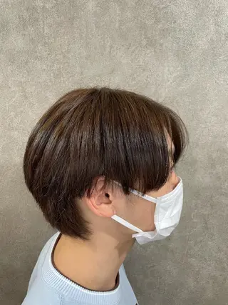 カラー メンズ 加藤 聖也のヘアスタイル