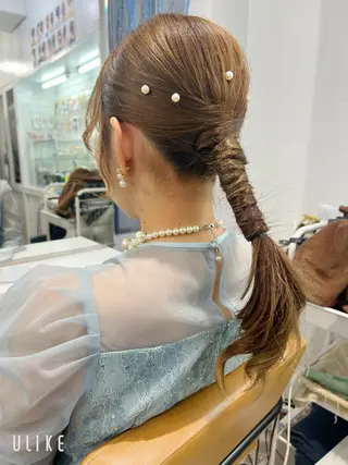 ヘアアレンジ ヘアメイク あゆのヘアスタイル