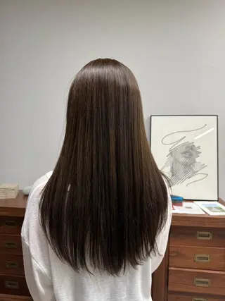 ロング カラー／ブリーチ モデル募集/愛紗のヘアスタイル