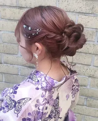 ヘアアレンジ 似合わせ眉🎀🌸 Kana💕のマツエク・マツパデザイン