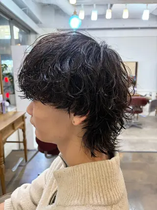 ミディアム パーマ メンズ マツエク特化 根本莉子のマツエク・マツパデザイン