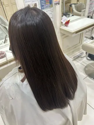 ロング 中山 美里のヘアスタイル