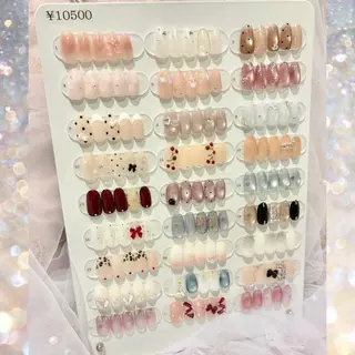 ネイル mofie🤍ユミ/ 恵比寿/パラジェルのネイルデザイン