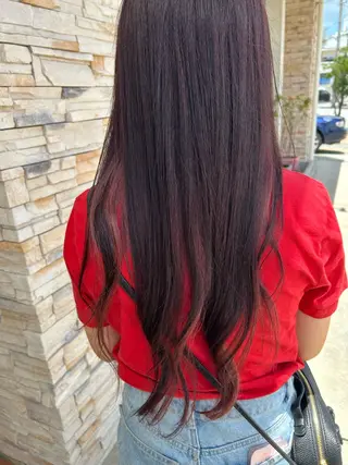 カラー TERUYA shionのヘアスタイル