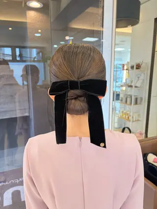 セミロング 鎌倉/アレンジ/暗髪 /髪質改善/ ユキミのヘアスタイル