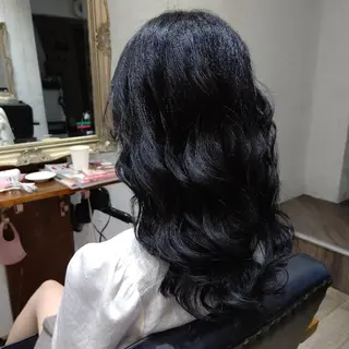 セミロング カラー bathair  所属・bathair 持田侑祐のヘアスタイル