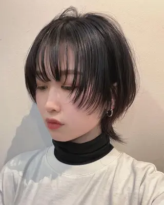 ショート カラー ショート、ボブ💚 レイヤー/井上翔のヘアスタイル