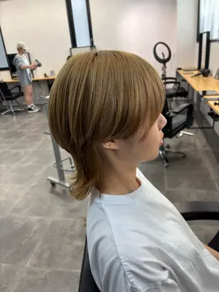 ミディアム エクステ/ハイトーン /ミサキのヘアスタイル