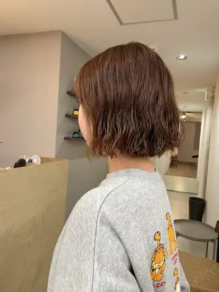 ミディアム パーマ 髪も心も健康に🤎 原亜希子のヘアスタイル