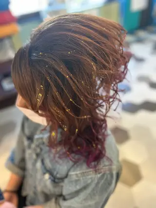 ロング 永澤 一輝のヘアスタイル