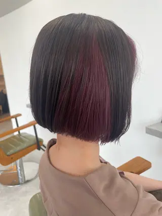 ショート カラー 三川 啓英 / 縮毛矯正/髪質改善のヘアスタイル