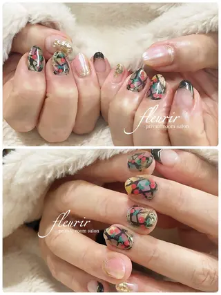 ネイル フルリール 【プライベートサロンのネイルデザイン
