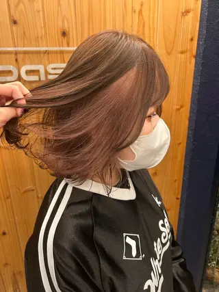 ミディアム 楯岩 さくらのヘアスタイル