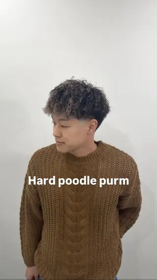 ショート パーマ メンズ Go today  シェアサロン札幌nix店所属・メンズ特化✂︎ ✂︎sunのヘアスタイル