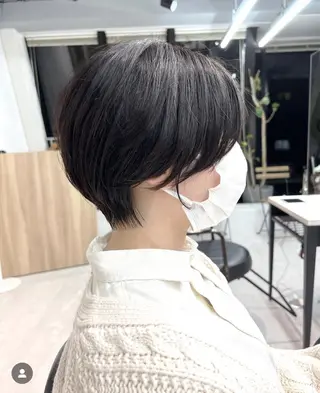 ショート 小森聖奈 韓国風レイヤーカットのヘアスタイル