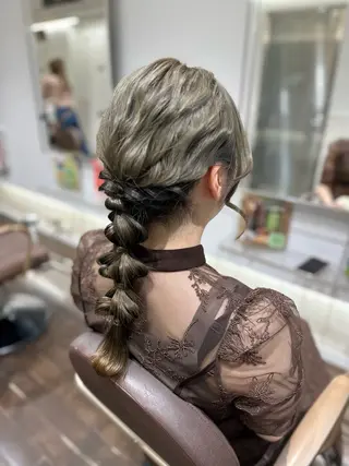 ヘアアレンジ 韓国カラーお任せ❤️ アサコサユリ🎀の眉毛・アイブロウイメージ