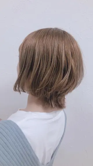 ミディアム カラー パーマ特化 三浦楓雅のヘアスタイル