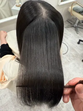 ロング ボブ、レイヤー、 ハイトーン、古淵のヘアスタイル