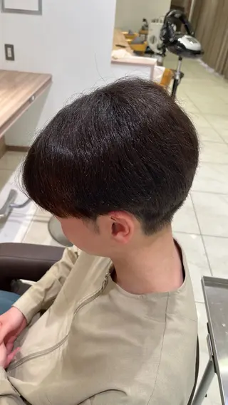 ショート パーマ メンズ 【メンズパーマ✨️ 髪質改善矯正】岩城のヘアスタイル