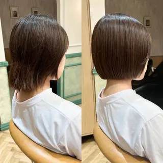 ショート 似合わせショート🌿 ボブ🫧 乾辺真悠子のヘアスタイル