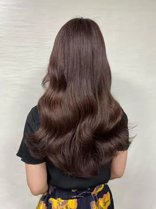 ロング カラー ヘアアレンジ 髪質改善【縮毛矯正】 北千住 田邉 澪のヘアスタイル