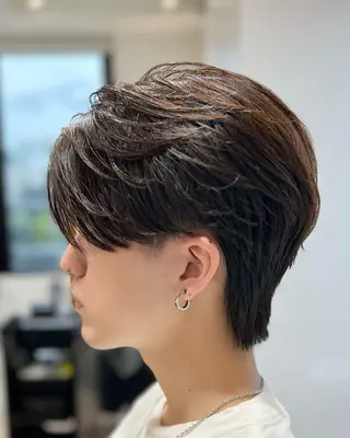 パーマ メンズ 【メンズ特化⚡️】 曲がる矯正/千原涼麻のヘアスタイル