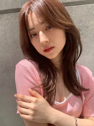 セミロング 【Zina】⭐︎艶髪 職人⭐︎ハセガワのヘアスタイル