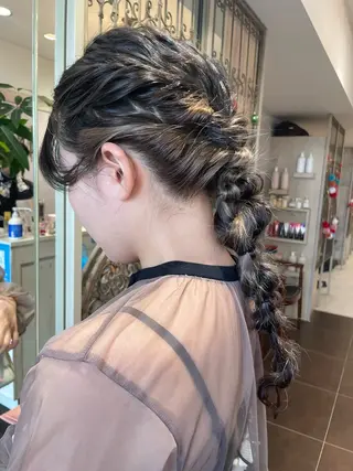 ヘアアレンジ ナカタ ユウナのヘアスタイル