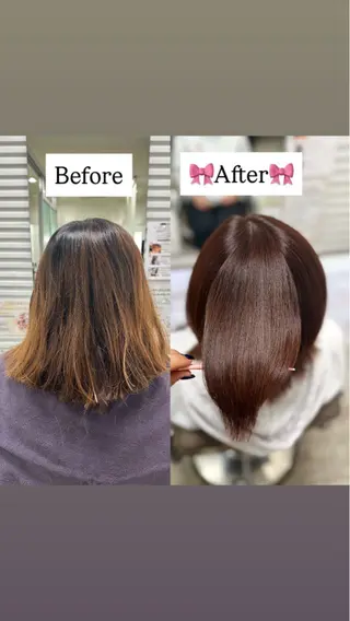 ミディアム 🤎モデル募集/韓国 ヘア/MIYU🤎のヘアスタイル