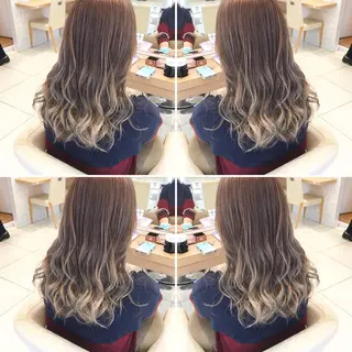 セミロング カラー 小田原NO1 美容師 飯田飛翔のヘアスタイル