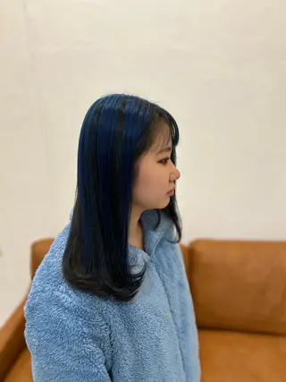 ロング カラー 堀 大輔のヘアスタイル