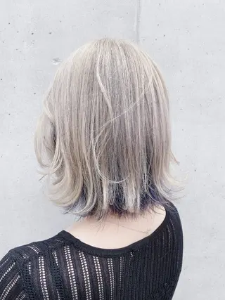 ミディアム カラー 韓国ヘアー🦄ྀི オタク美容師🌈山本のヘアスタイル