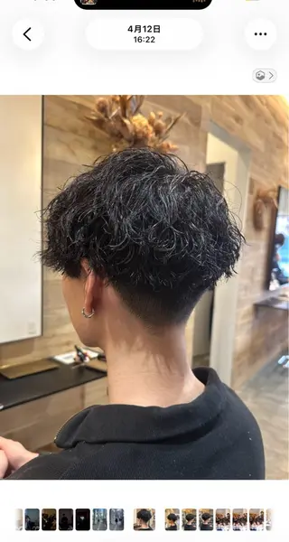 パーマ メンズ aisa ／札幌／艶カラー🎀のヘアスタイル