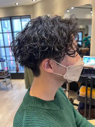 パーマ メンズ メンズ特化ニュアンス パーマ RYOのヘアスタイル