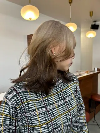 ロング カラー 大阪梅田/ イマムラミヅキのヘアスタイル