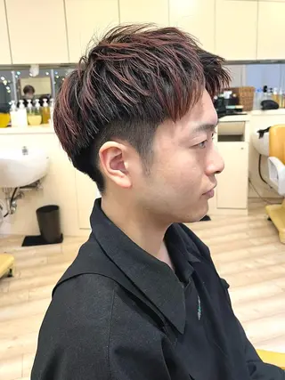 ショート メンズ 島田 陸駆のヘアスタイル
