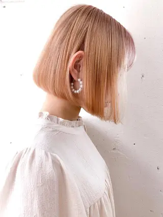 ショート ショート✨ボブ✨代表 新田見美仁のヘアスタイル