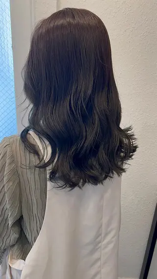 ミディアム 名駅/艶韓国風ヘア miyabiのヘアスタイル