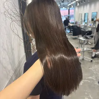 ロング カラー 髪質改善ストレート /暖色カラー🎀🪞のヘアスタイル