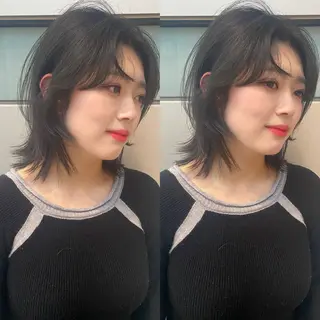 ミディアム カラー mai / linoah˚✧のヘアスタイル