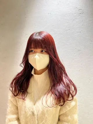 ロング カラー 池本 勇大のヘアスタイル