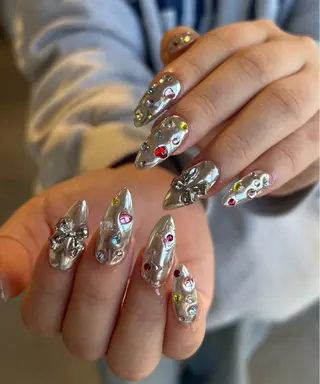 ネイル SEINA_ NAIL🐈‍⬛💗のネイルデザイン