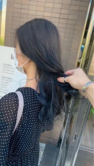 ロング カラー 縮毛矯正・髪質改善 鈴木悠太/当日OK✨のヘアスタイル