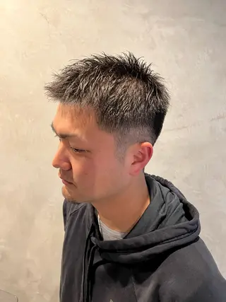 ショート メンズ 穐田 航のヘアスタイル
