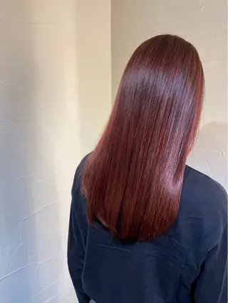 ロング カラー 高野 愛子のヘアスタイル